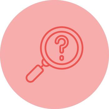 problema enmarcado vector icono