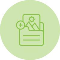 Document Insert Image Vector Icon