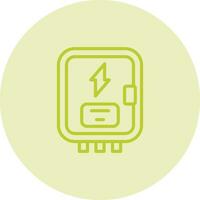 icono de vector de panel eléctrico