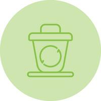 Recycling bin Vector Icon