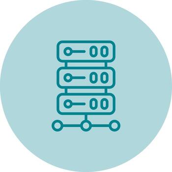 icono de vector de base de datos