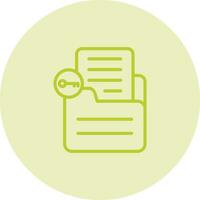 Document Unlock Vector Icon