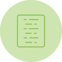 Document Align Center Vector Icon
