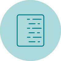 Document Align Right Vector Icon