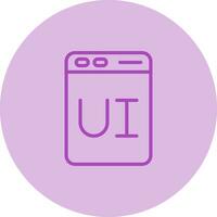 User Interface Design Vector Icon