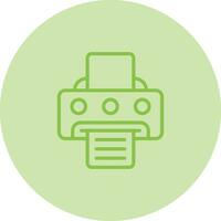 Document Print Vector Icon