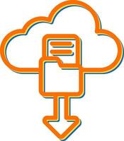 Cloud Security Auditing Vector Icon