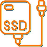 External SSD Vector Icon