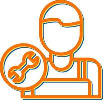 HVAC Technician Vector Icon