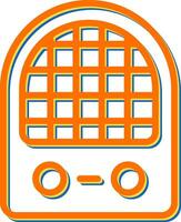 Portable heater Vector Icon