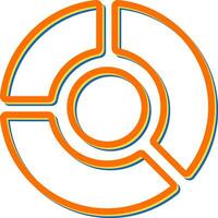 Pie Graph Vector Icon