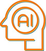 Artificial Intelligence Vector Icon