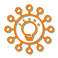 Mind Map Vector Icon