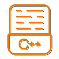 icono de vector de lenguaje de programación