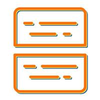 Document Split Vector Icon