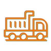 Dump Truck Vector Icon