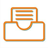 Outbox Tray Vector Icon