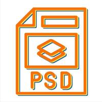 psd archivo vector icono