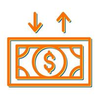 Cash Flow Vector Icon