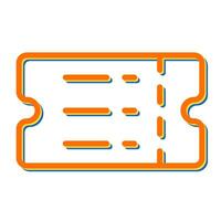 Ticket Vector Icon