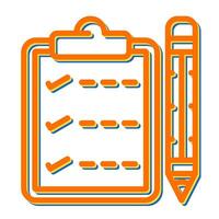 Writing pad Vector Icon