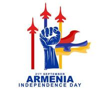 Armenian Independence Day is celebrated on September 21st. Vector illustration design