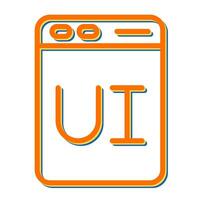 User Interface Design Vector Icon