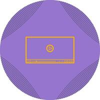 Video Player Vector Icon