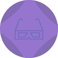 3D glasses Vector Icon