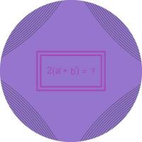 Solving Formula Vector Icon