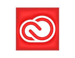 3d Adobe kreativ Wolke Symbol png