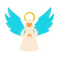 angel christmas saint decoration tree icon element vector