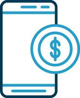 Online Banking  Vector Icon Design