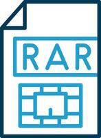 Rar  Vector Icon Design