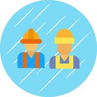 Workers  Vector Icon Design