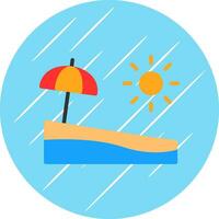 Beach  Vector Icon Design