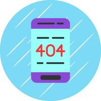 404 Error  Vector Icon Design