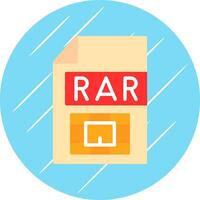 Rar  Vector Icon Design