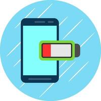 Low Battery  Vector Icon Design