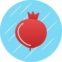 Pomegranate Vector Icon Design