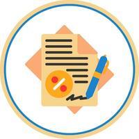 Agreement Vector Icon Design