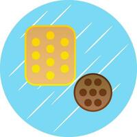 Biscuit Vector Icon Design