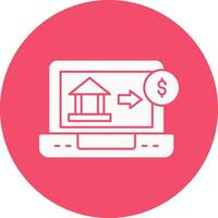 Online Banking Vector Icon Design