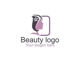Pattern vector logo for spa, beauty and relaxation treatments. Woman butterfly. Beauty and health.