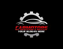 Auto service logo template, Perfect logo for business related to automotive industry vector