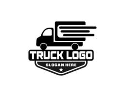 Truck logo template vector illustration