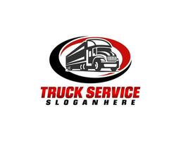 trucking premium logo vector