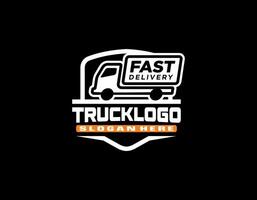 Truck icon. Freight, delivery symbol. Vector illustration