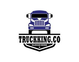 Truck symbol template vector