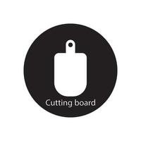 cutting board icon vector